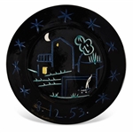 Pablo Picasso Paysage, Number 205 -- Dramatic Ceramic Plate Created at the Madoura Pottery Studios